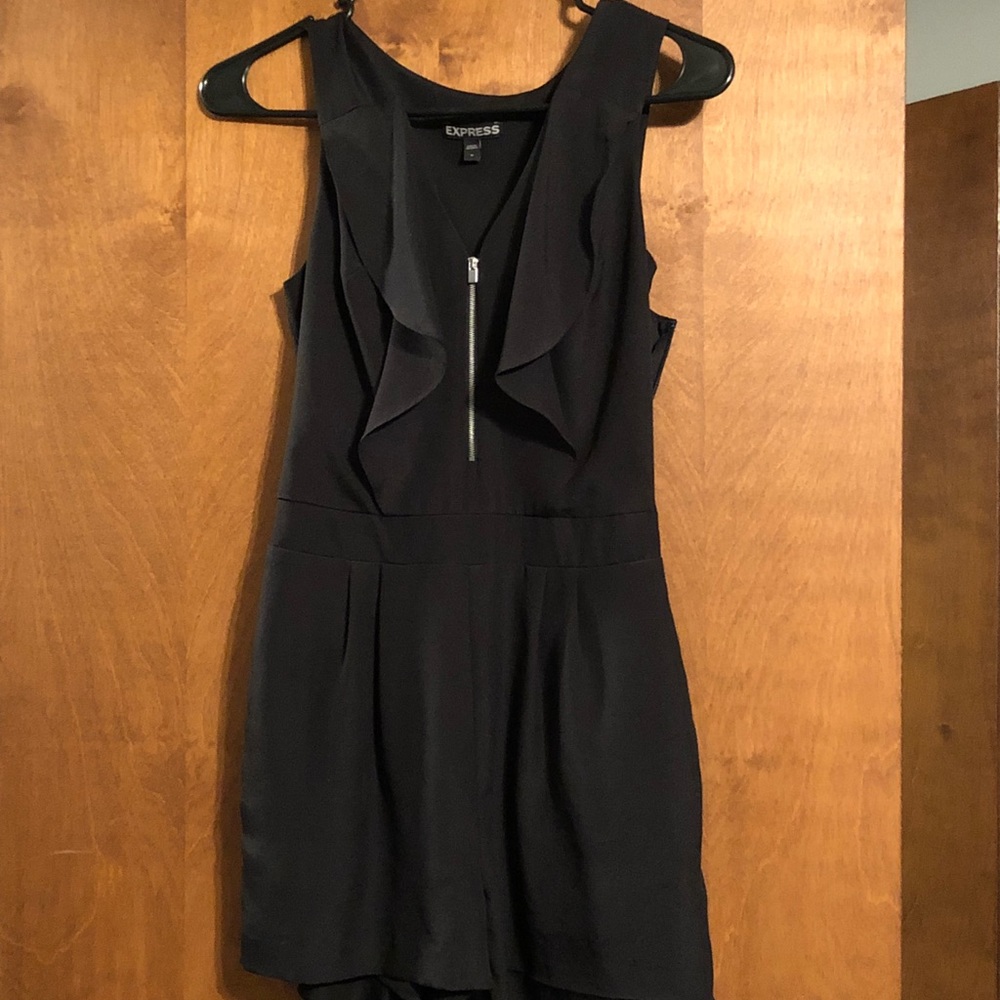 Black shorts romper